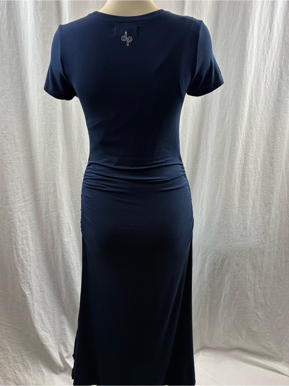 Anthropologie Navy Daily Practice Fitted Maxi Sporty Summer Dress M - Picture 5 of 13